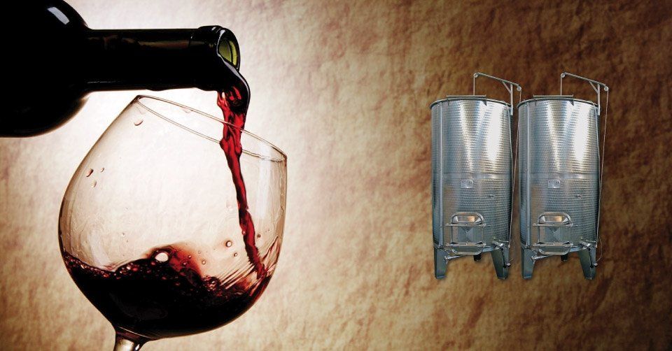 Serbatoi per industria VINICOLA, OLEARIA ed ALIMENTARE