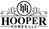 Hooper Homes, LLC logo with ornate black lettering and circular “HH” emblem