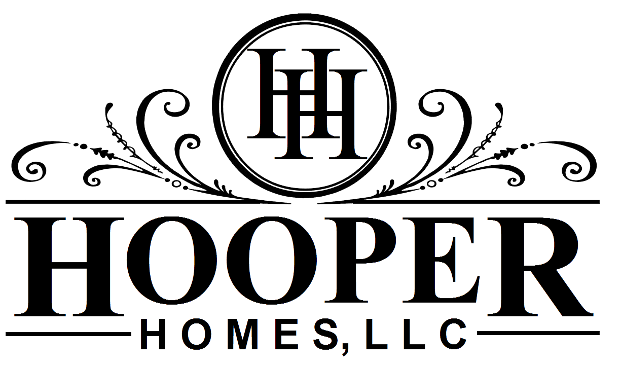 Hooper Homes, LLC logo with ornate black lettering and circular “HH” emblem