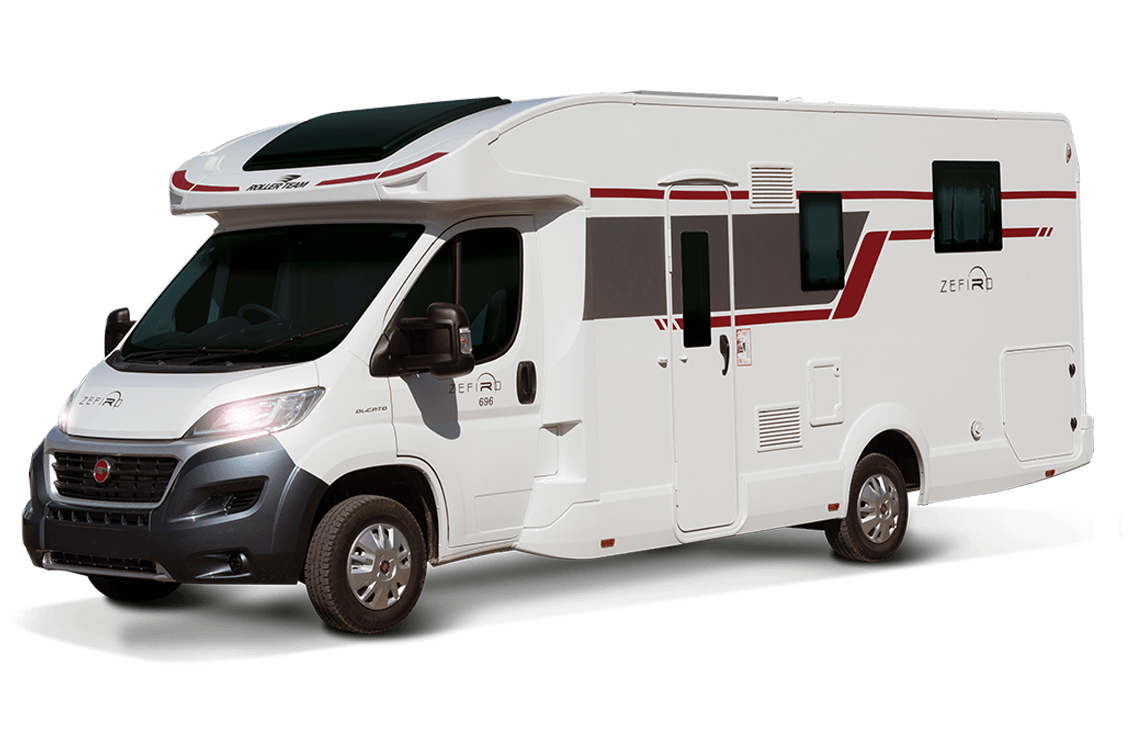 Zefiro 696 Motorhome Hire luxury, motorhome, hire, campervan, rental, 4 berth, roller team, zefiro 696, fixed bed, rear bedroom,