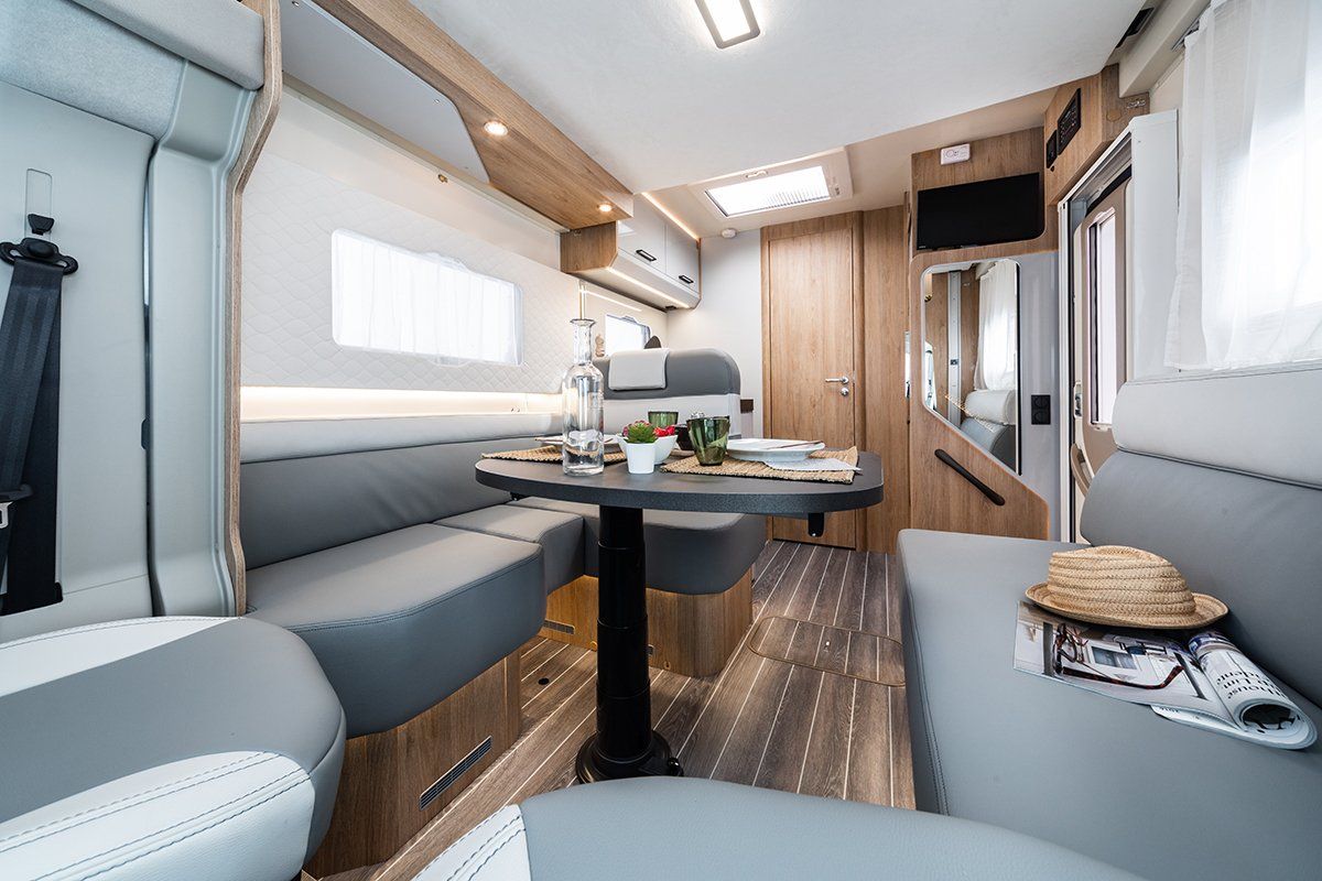 Motorhome Hire 4 Berth T Line 590 Camper Van Rental Touring Holidays UK and Europe Perfect Family Break holiday Festivals Camping EU football