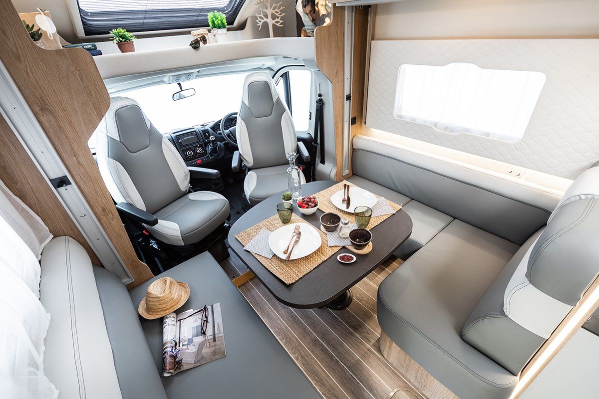 Motorhome Hire 4 Berth T Line 590 Camper Van Rental Touring Holidays UK and Europe Perfect Family Break holiday Festivals Camping EU football
