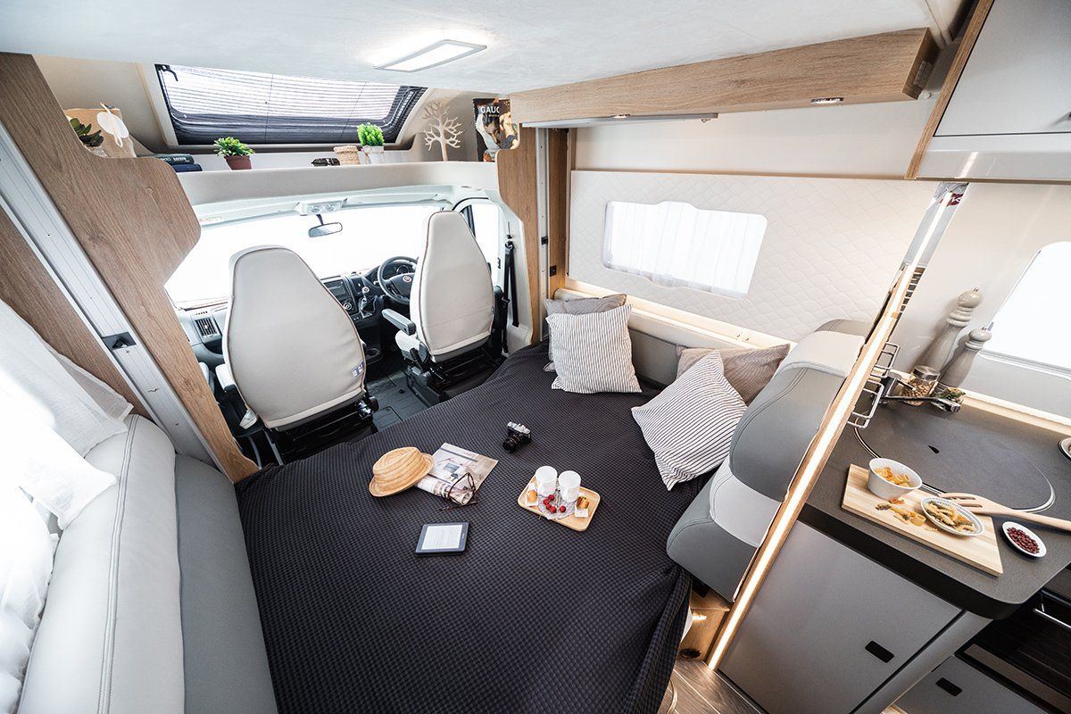 Motorhome Hire 4 Berth T Line 590 Camper Van Rental Touring Holidays UK and Europe Perfect Family Break holiday Festivals Camping EU football