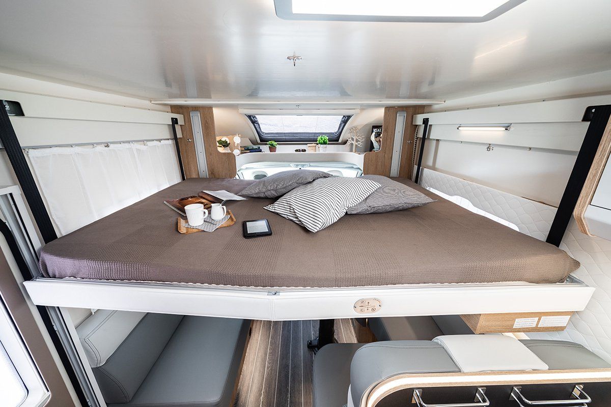 Motorhome Hire 4 Berth T Line 590 Camper Van Rental Touring Holidays UK and Europe Perfect Family Break Festivals Camping