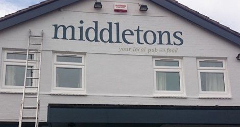 Professional signwriting
