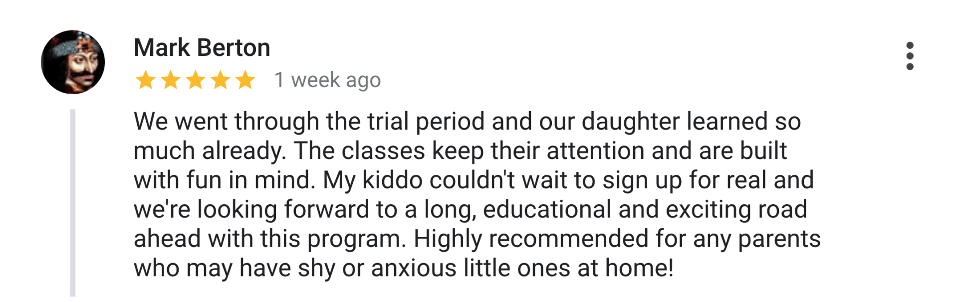Kinder Karate Bethel Park Review 08.26.18