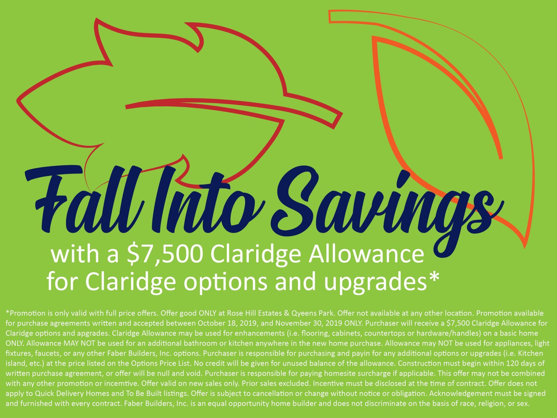 Fall into Savings