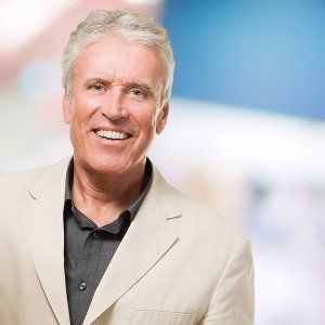Older man smiling