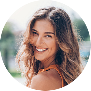 Young woman smiling