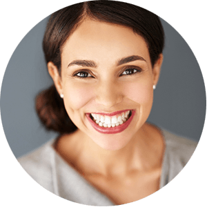 Young woman smiling