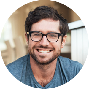 Young man smiling