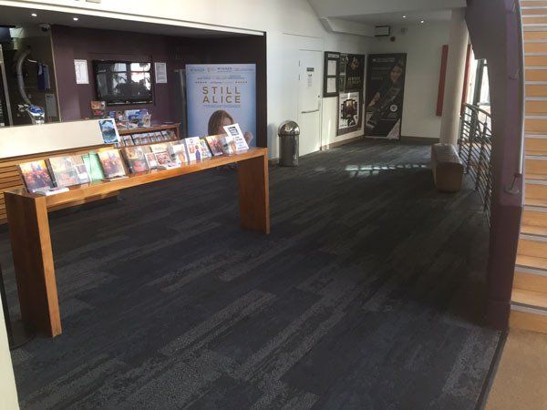 Cinema lobby area