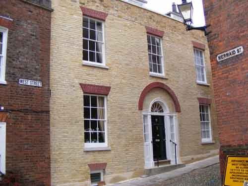Exterior view of the building
