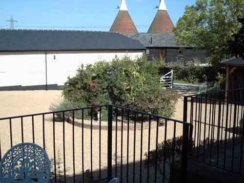 Exterior view of the farmhouse building