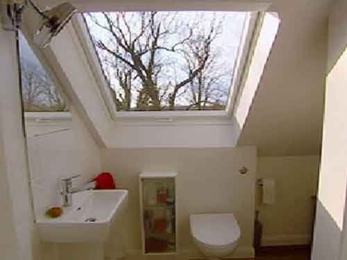 Interior view of the water tower building