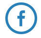 Logotipo de Facebook en un círculo azul sobre fondo blanco