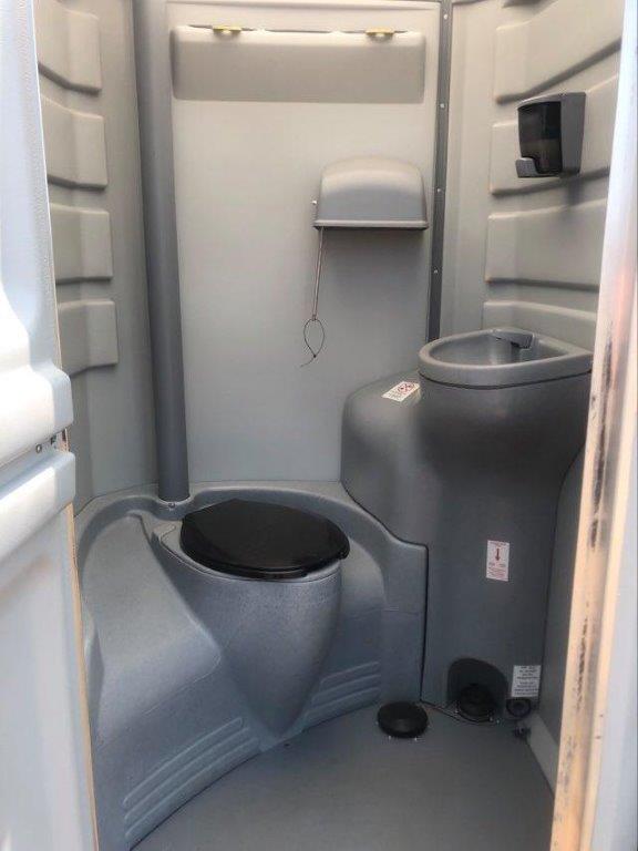 Inside of Portaloo — Waste Disposal in Gladstone, QLD