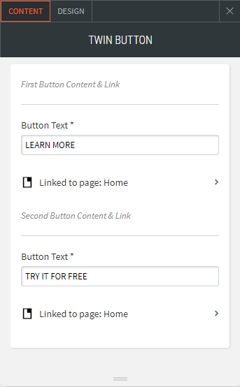 Twin Button Design