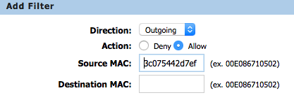 WRT300N-D6 MAC Filter Configuration 1 WRT300N-D6 MAC Filter Configuration 1