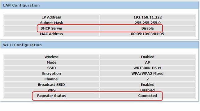 Repeater Mode – WRT300N-D6 5 Repeater Mode – WRT300N-D6 5