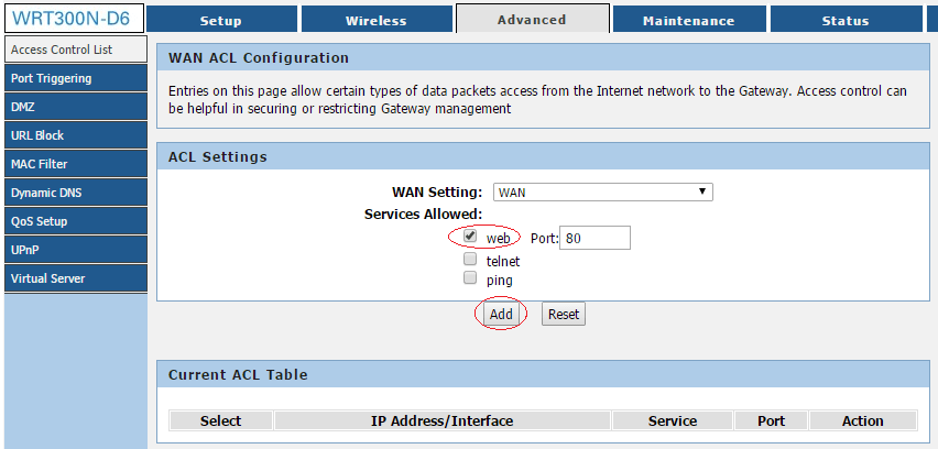 Enable Remote Access to WRT300N-D6 1 Enable Remote Access to WRT300N-D6 1