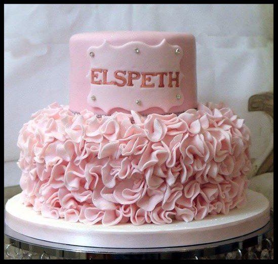 ruffles birthday cake