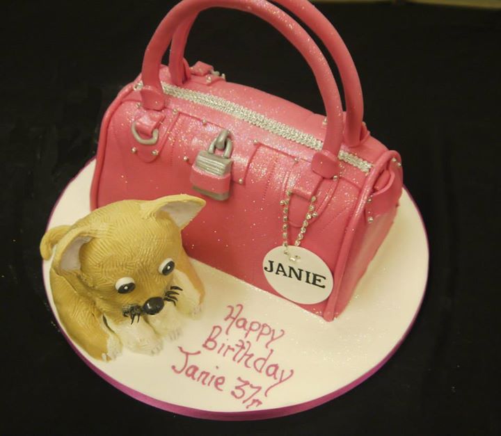 designer bag cake