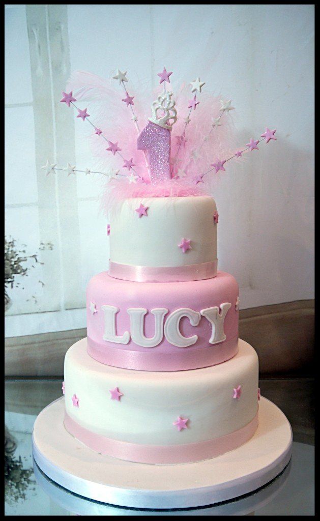 3 tier 1st birthday cae