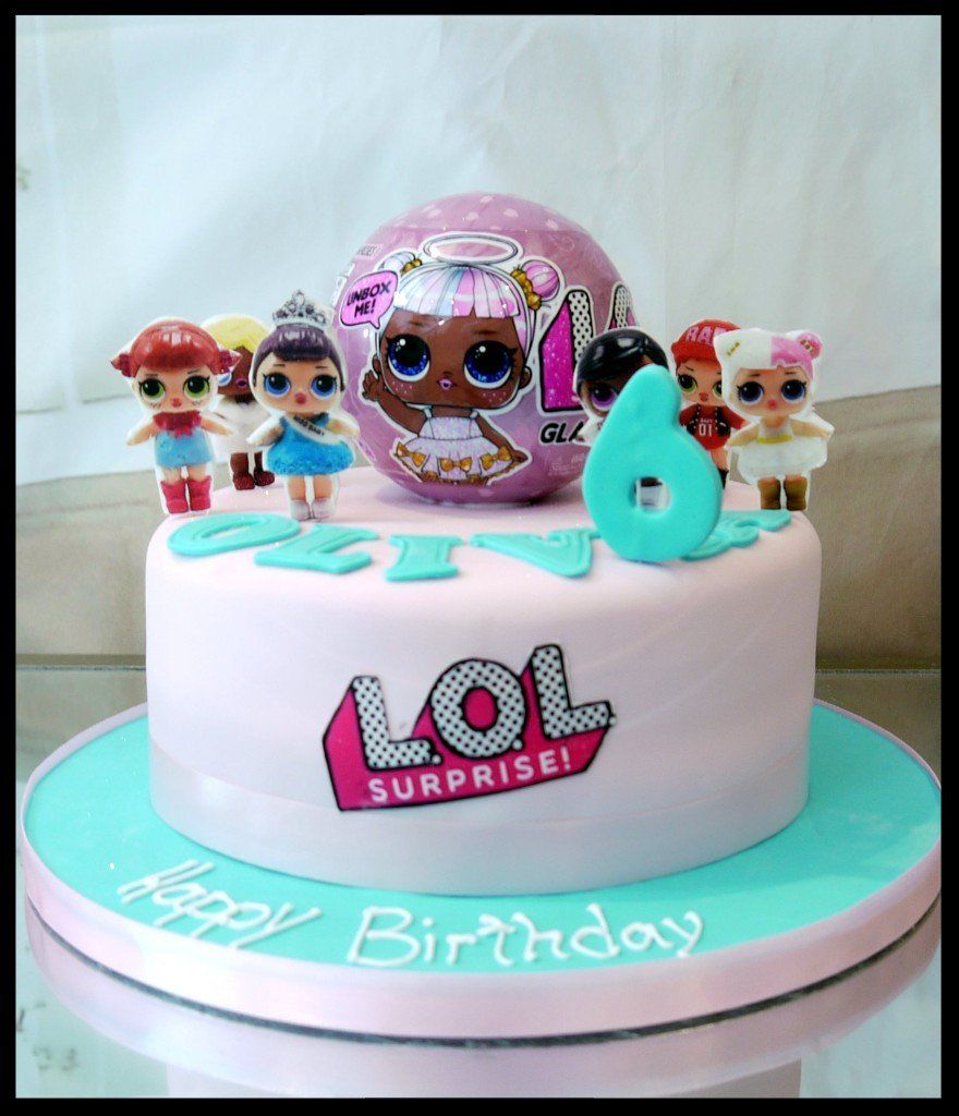 LOL Surprise cake