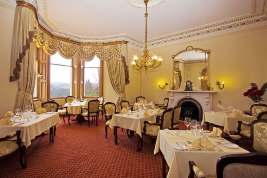 Formal dining area in hotel