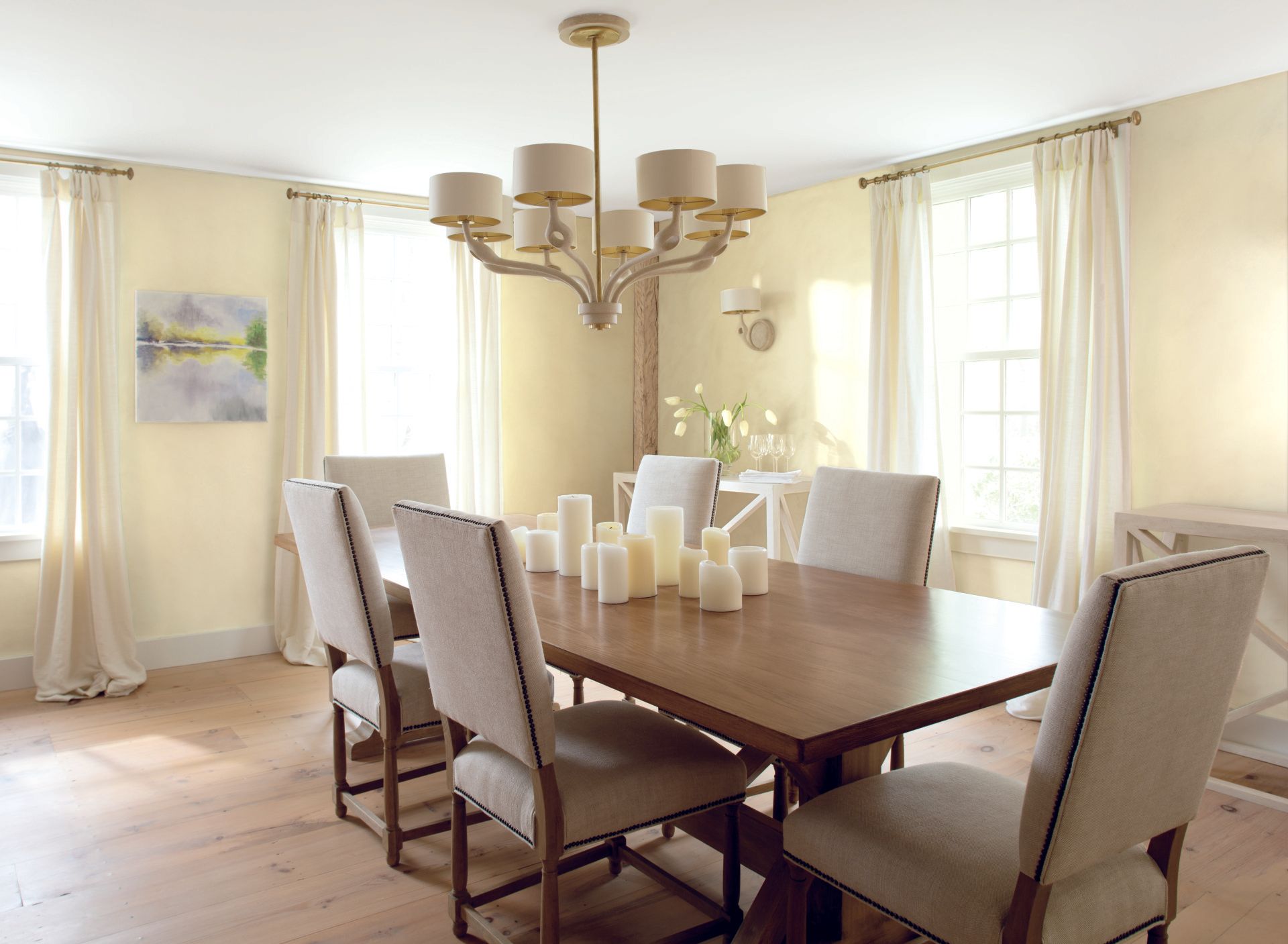 after interior home painting