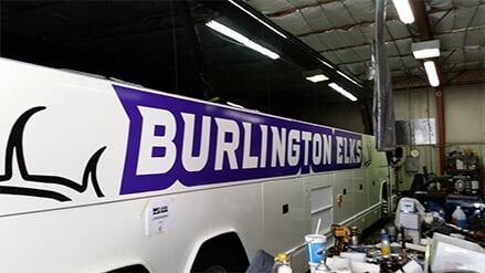 Burlington Elks Bus - Signage in Wichita, KS Burlington Elks Bus - Signage in Wichita, KS