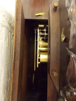 side view of the clock