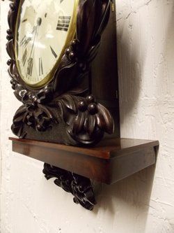 bottom view of the clock