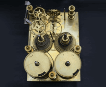 back side of the clock