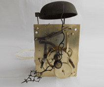 clock being serviced