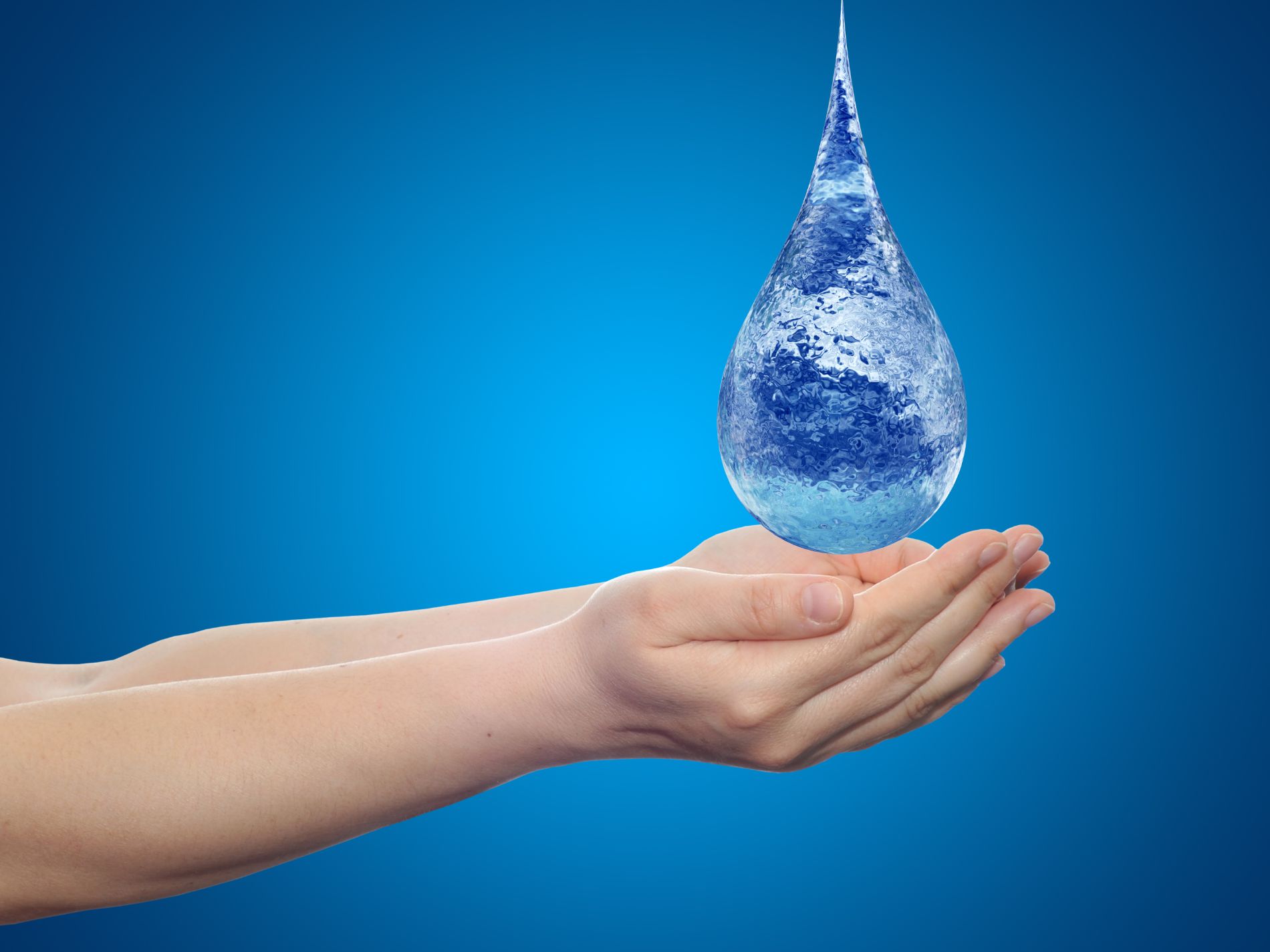 rappresentazione depurazione dell'acqua