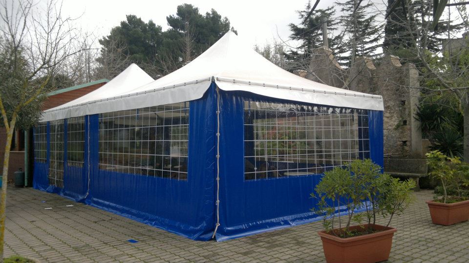 Gazebo chiuso per ristoranti