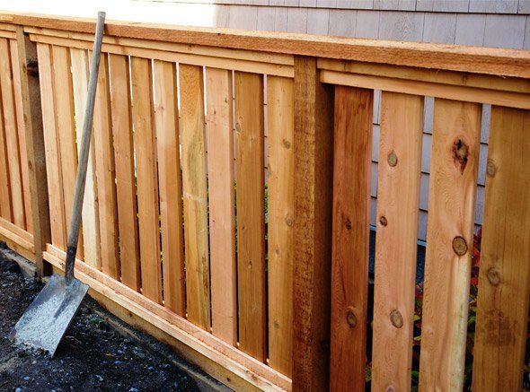 Timber fence in Port Augusta