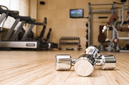 pavimento di un centro sportivo