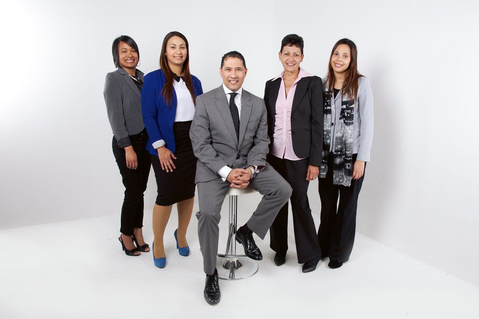 A group of business people representing typical Rotarians candidates.