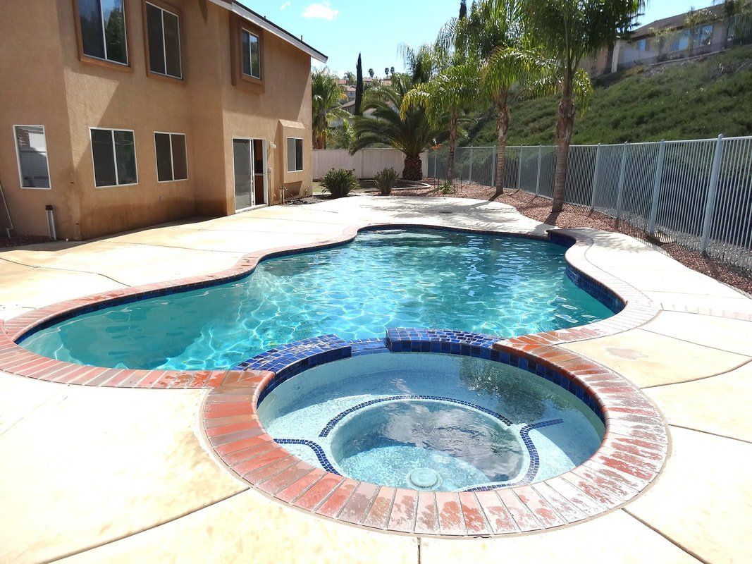 newly cleaned spa and pool in chandler az