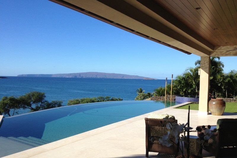 Infinity Pool Overlooking the Ocean - Oahu HI - Pacific AquaScapes Infinity Pool Overlooking the Ocean - Oahu HI - Pacific AquaScapes