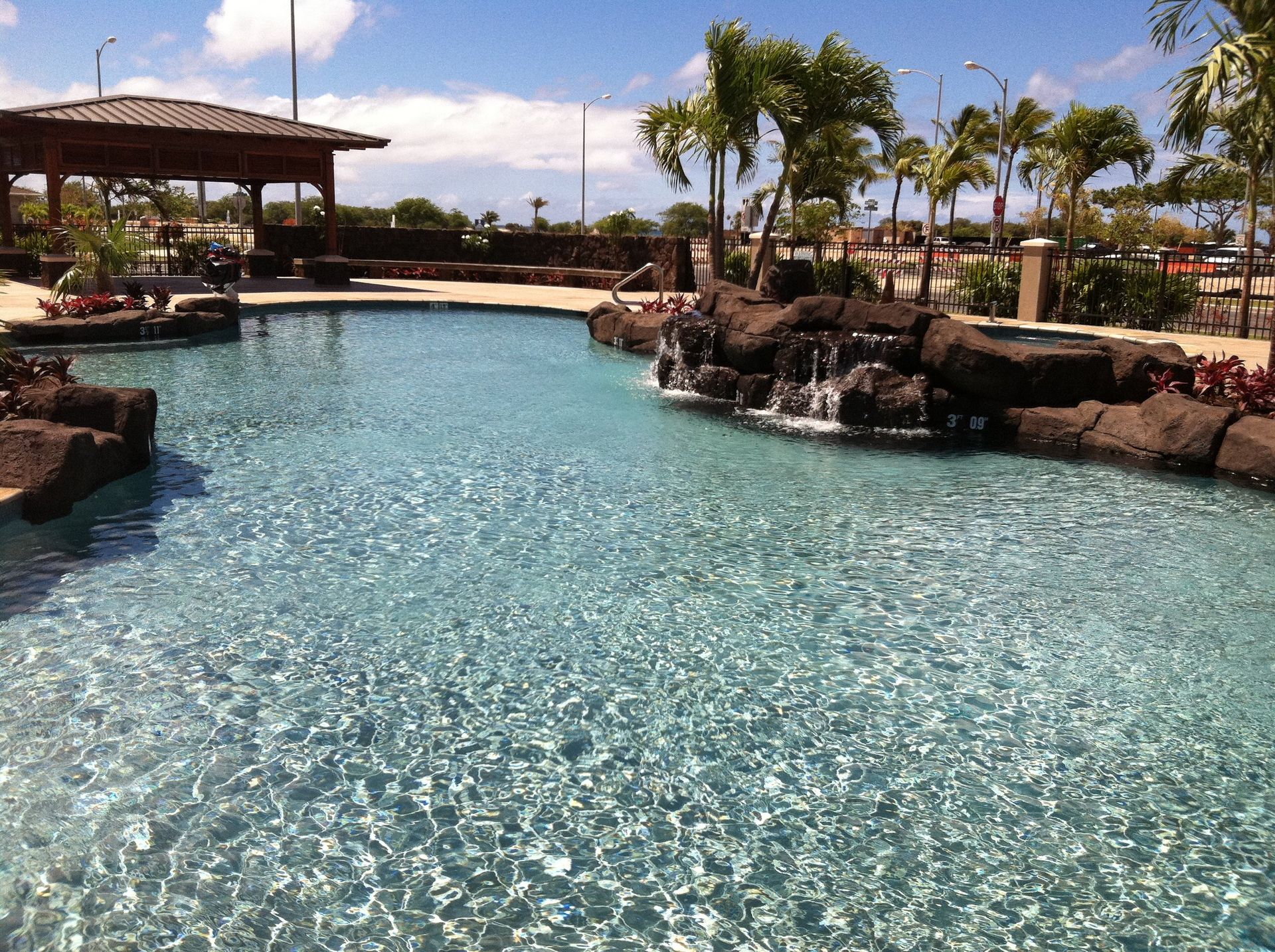 Pool Side View - Oahu HI - Pacific AquaScapes