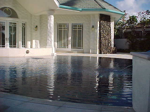 Kolowaka Oahu Pool with White House - Oahu HI - Pacific AquaScapes