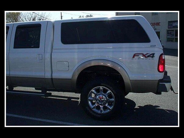 White Pickup Truck (back) - Lancaster PA - Car-Mic Truck Accessories