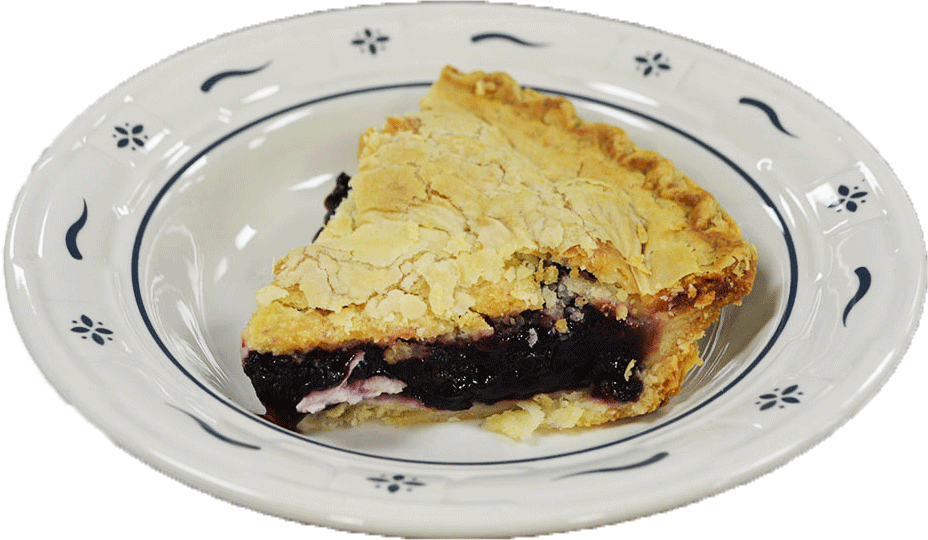 Slice of Blueberry Pie