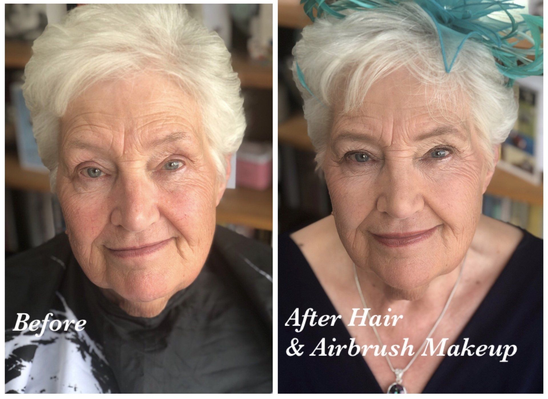 mature makeup transformation before and after by Jax-Glam Beauty Bristol