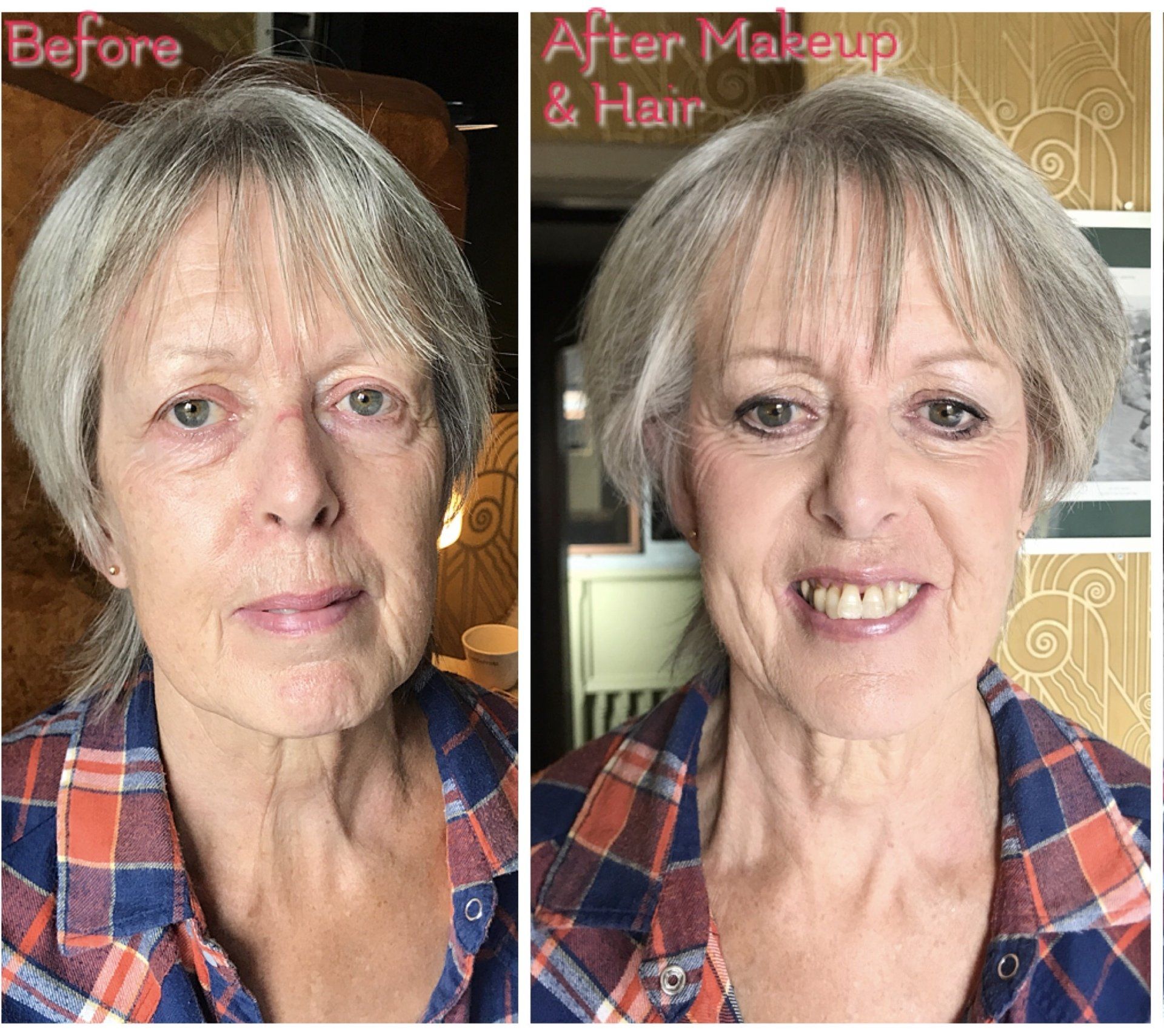 before and after bridal makeup transformation by Jax-Glam Beauty Bristol
