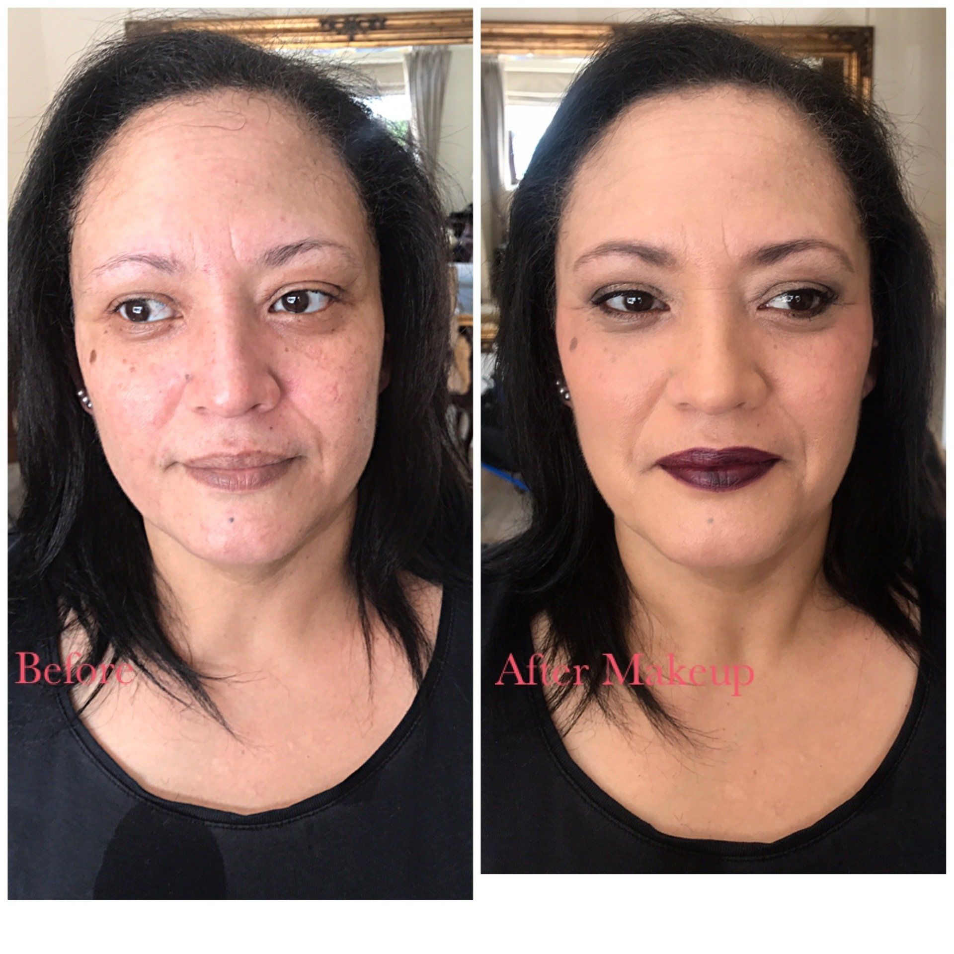bridesmaid makeup transformation before and after by Jax-Glam Beauty Bristol
